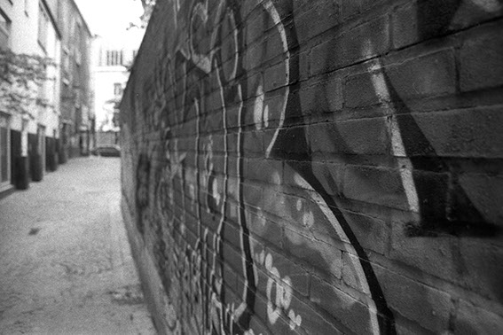 Mur tagué - Bruxelles 2017